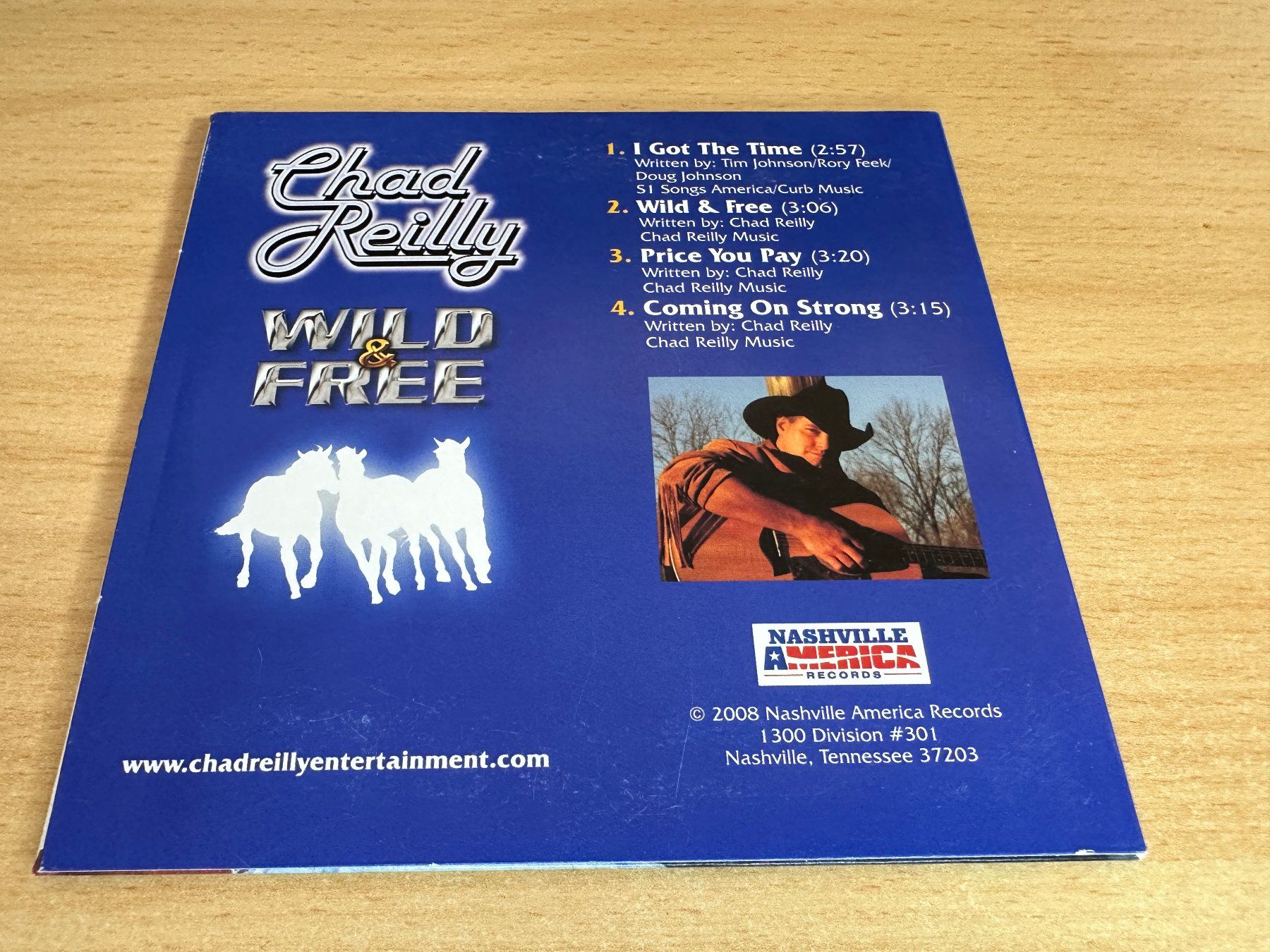 CD: Chad Reilly - Wild & Free Import - Maxi CD – Usato da Rikon im Tösstal venduto da Alpenmutz 1