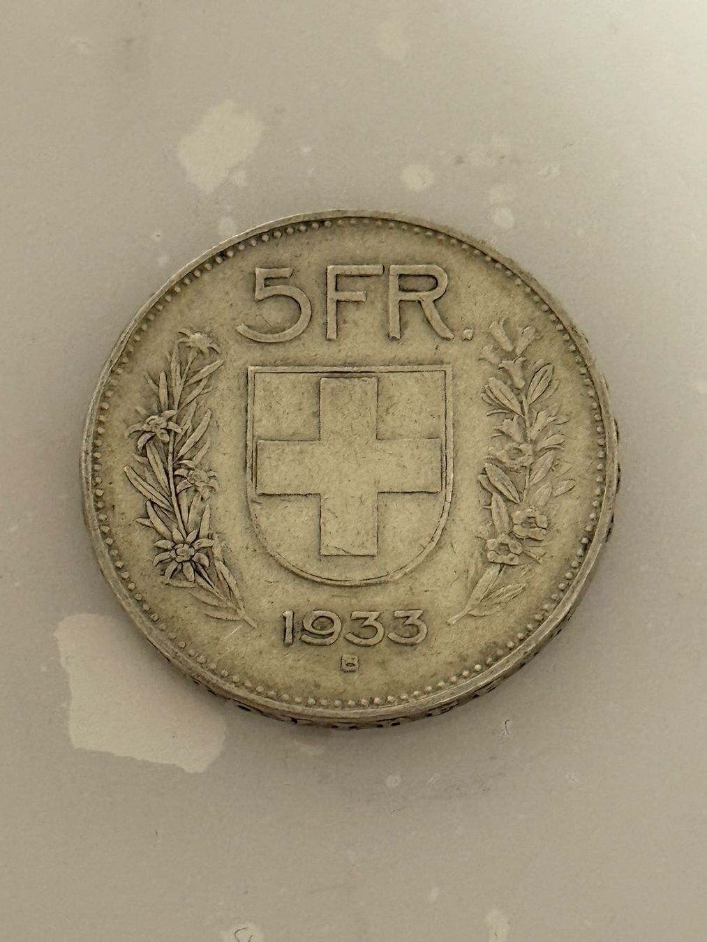 Tutti le monete: 5 Franken 1933  Silber – Usato da Wallisellen venduto da SWISS_SILVER1