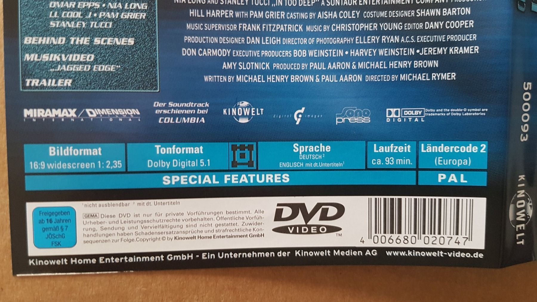 Tutti i DVDs: DVD Undercover in too deep – Usato da Oetwil am See venduto da fineli2 1