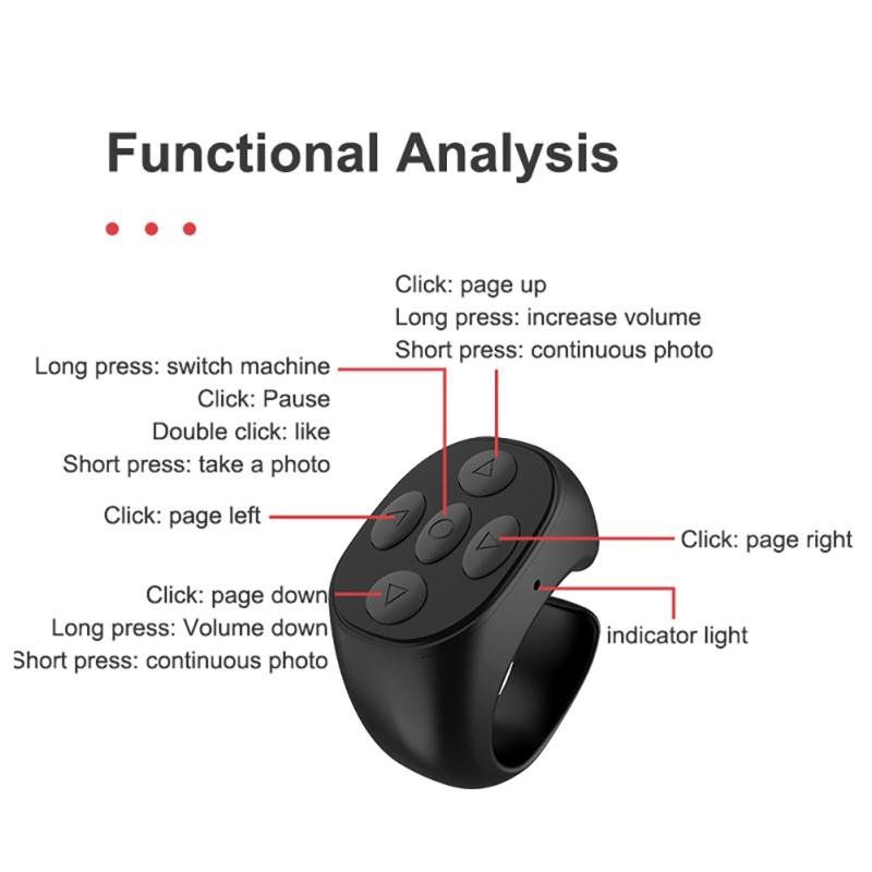 Telecomandi: RingFernbedienung Tragbare Bluetooth-HandyTimer SeiteTurner – Nuovo e nell'imballaggio originale da Waldenburg venduto da suzukibl 1
