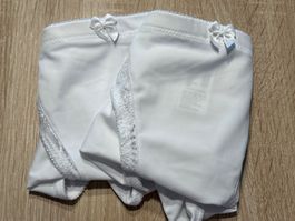2x Damen Slip weiss mit Spitze von Wäschepur Gr.36/38