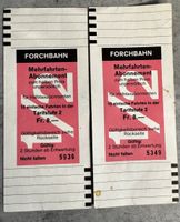 2x Forchbahn Mehrfahrtenabo Tarifstufe 2, gültig für 10 Fahr