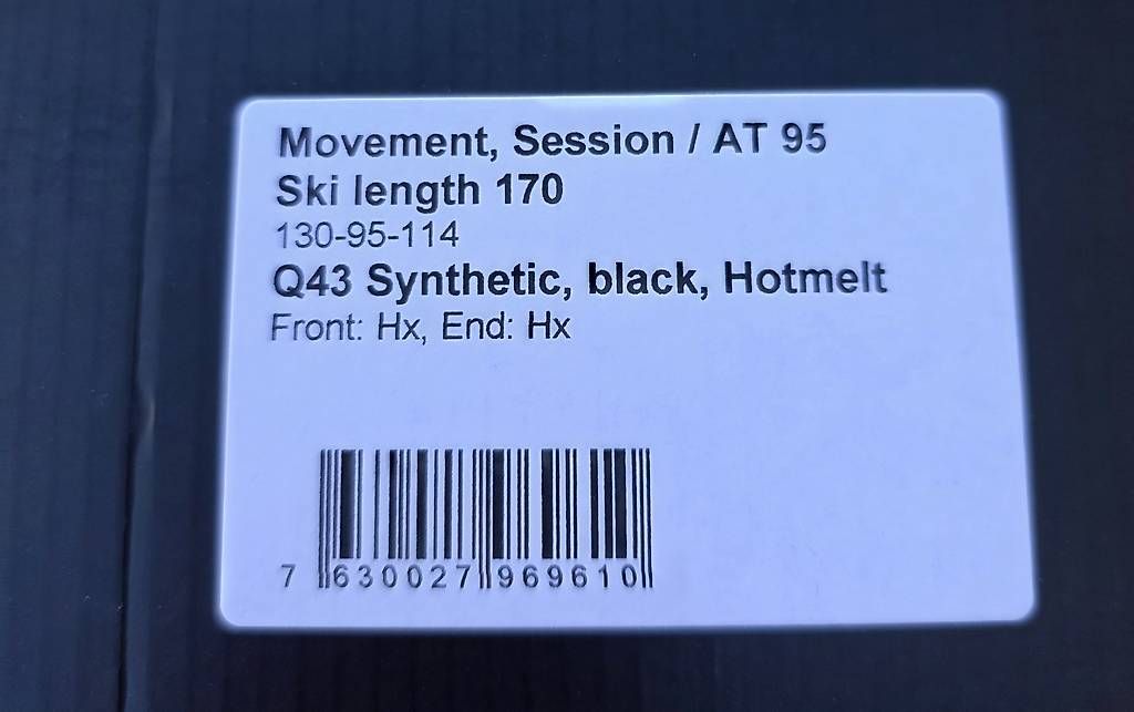Movement Sci: Peaux NEUVES Colltex 1m70 – Usato da Sugiez venduto da factorysportoutlet 1