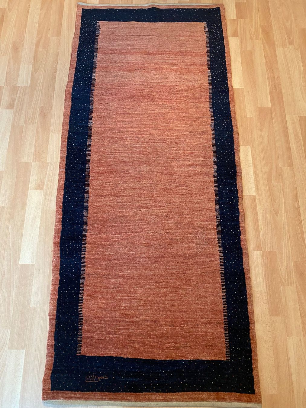 Gabbeh Tappeti: Perser Teppich Gabbeh Kashkuli-Läufer 190x85 – Usato da Zürich venduto da Simodo