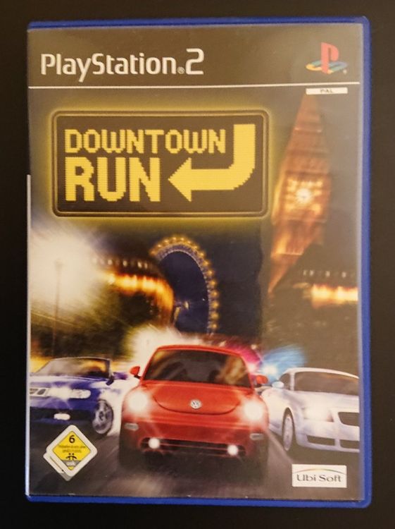 Jeu PS2 Downtown Run – Complet Avec Boîtier Et Instructions – Bon état – édition Ubisoft 2003