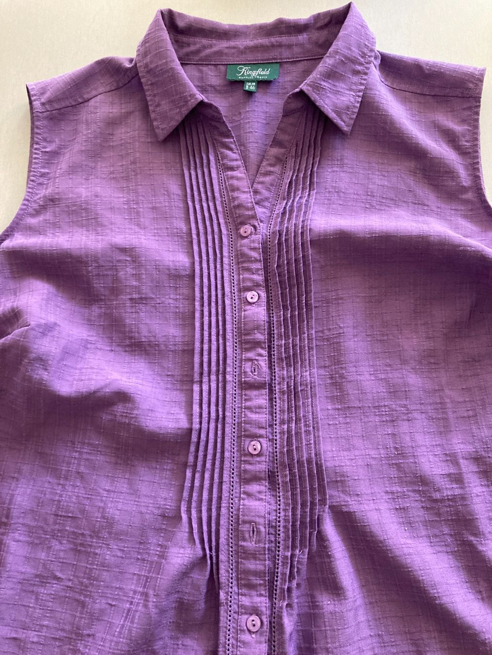 Camicette: Sommerliche Bluse von Kingfield, Lila, – Usato da Obfelden venduto da miau68 3