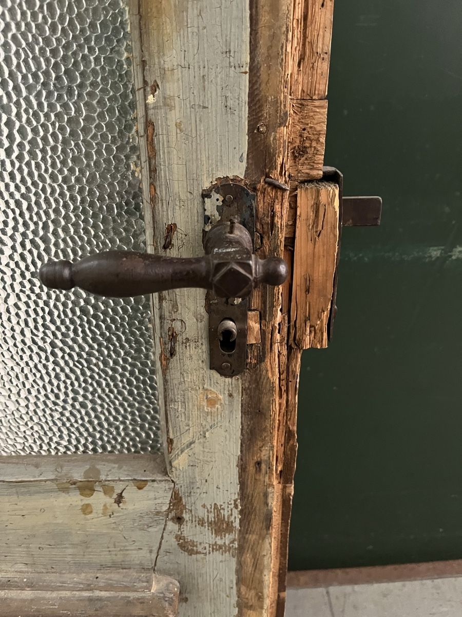 Porte: Antike Türe, 95x177cm mit Glas – Usato da Escholzmatt venduto da Stern777 7