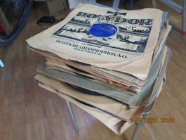 Schellackplatten Konvolut
