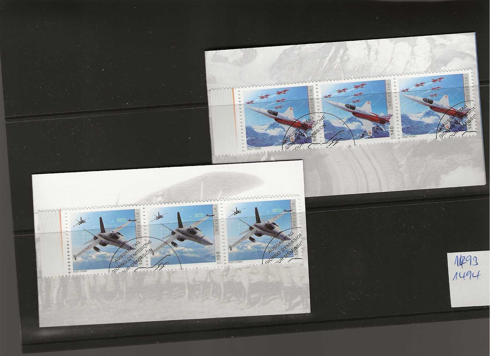 Tutti i francobolli: timbre 1493 et 1493 carnet 100 ans Luftwaffe – Usato da Sorvilier venduto da carose01