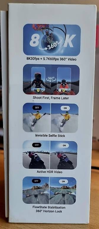 Action Cam: Insta 360 X4 8K – Nuovo e nell'imballaggio originale da Untervaz venduto da Rehbock06 4