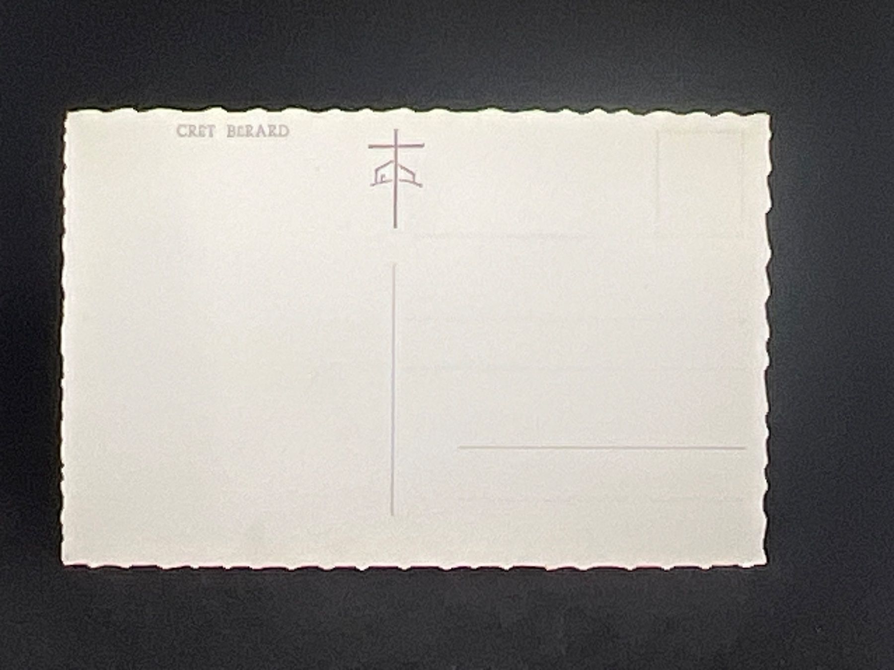 Cartoline postali: Crêt Bérard – Usato da Widnau venduto da Brusi9 1