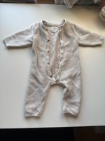 Combinaison C&A bébé 56cm 100% Coton beige clair