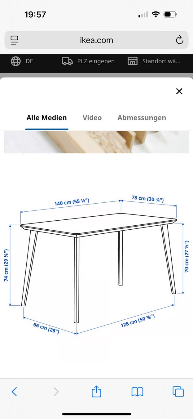 Ikea Tavoli: Holztisch zu verkaufen – Usato da Luzern venduto da pet_7qp5 3