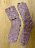 Socken Damen Grösse 39/42meliert lila neu