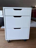 Rollcontainer weiss mit drei Schubladen guter Zustand