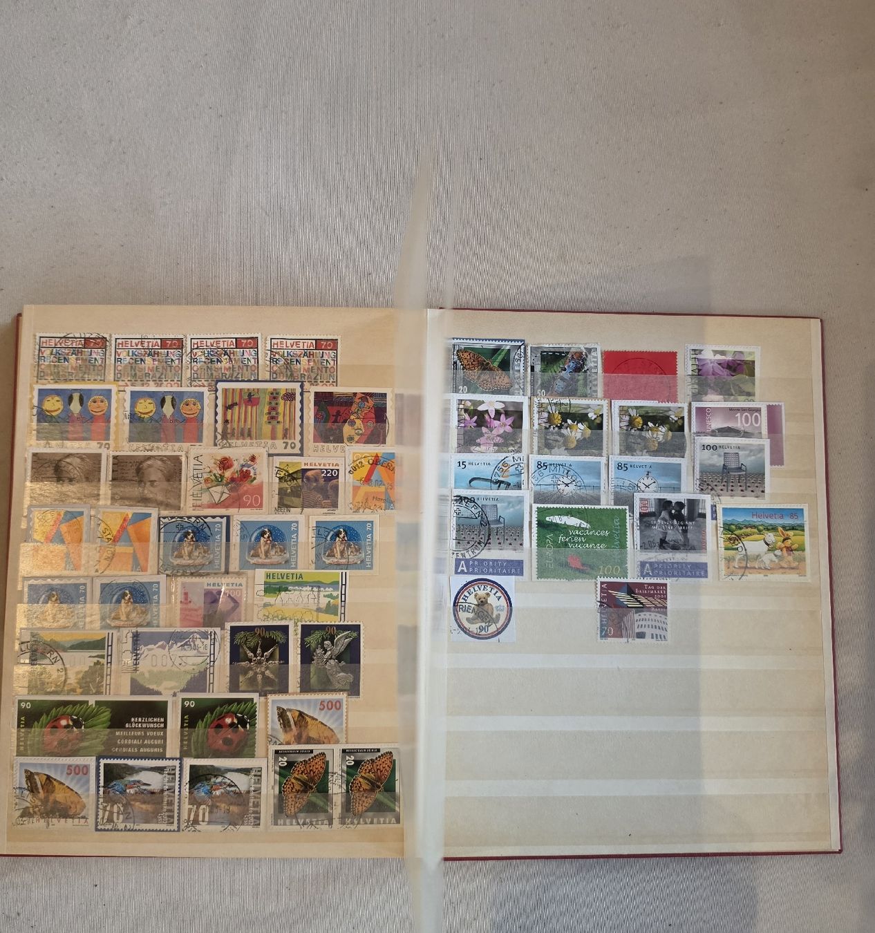 Alle Briefmarken: Briefmarken Sammlung Album Schweiz 1983-2005 – Gebraucht aus Oberkirch LU von schegy-by-jonsen 5