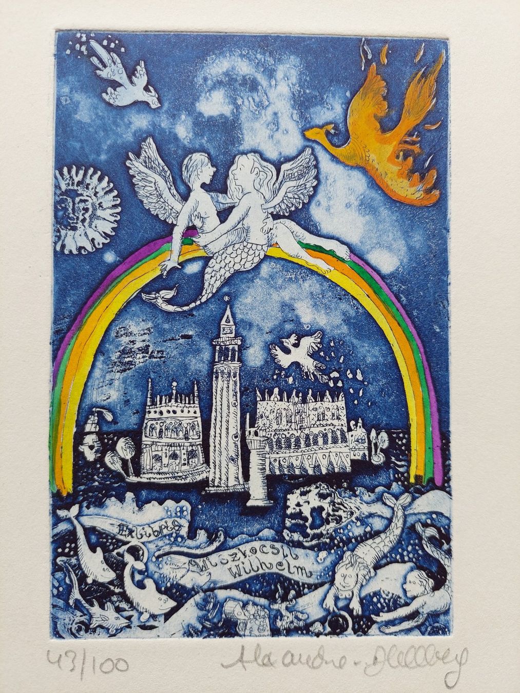 Dipinti: Exlibris Alexandre Hellweg - Original Radierung signiert – Usato da Obfelden venduto da Knauserig2026