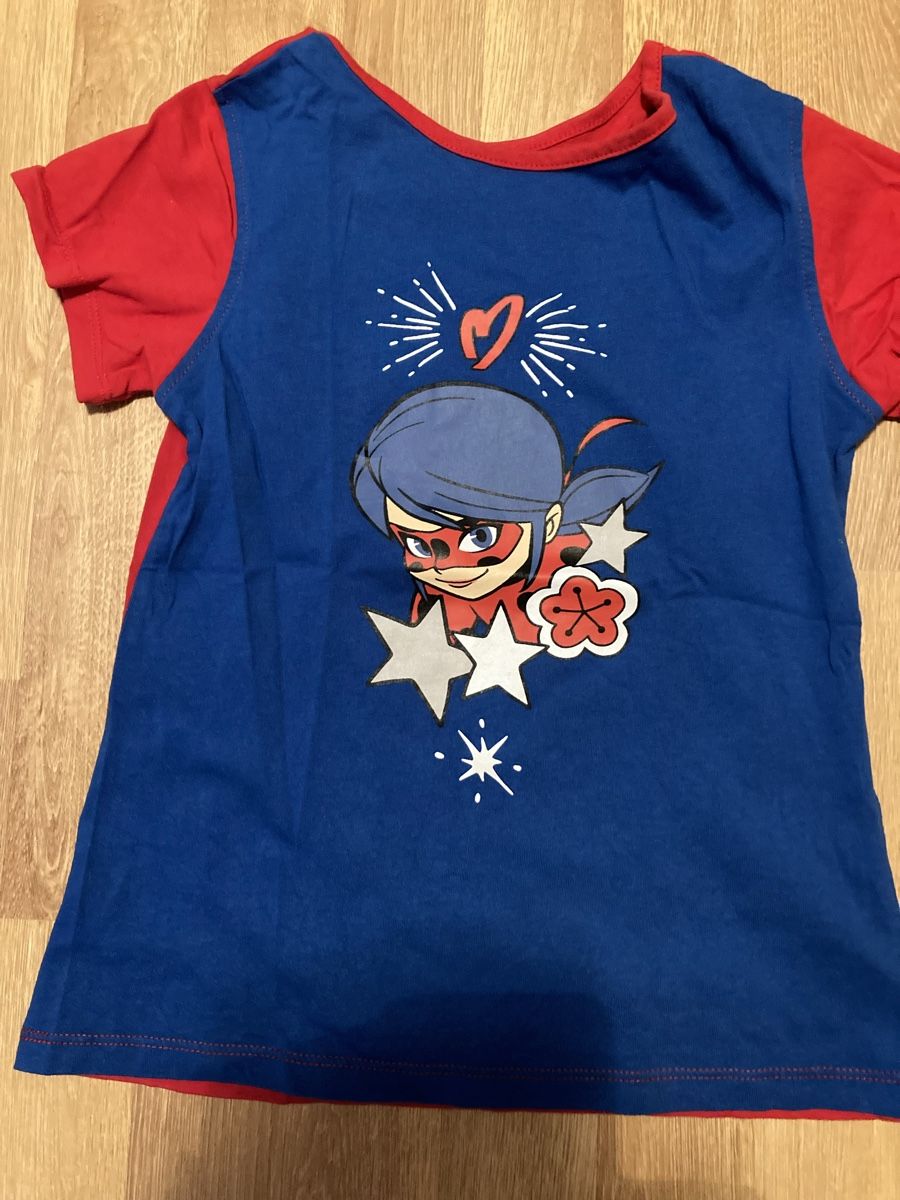 Camicette, T-shirt & Top: Miraculous Ladybug Wendeshirt Gr. 110/116 – Usato da Emmenbrücke venduto da JJ_89 1