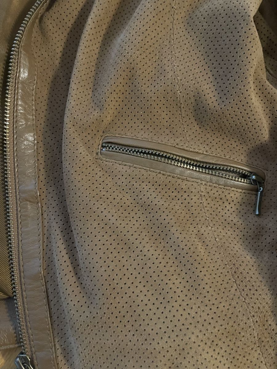 Navyboot Jacken: Jacke/ Navyboot Lederjacke Grösse 44 Braun Wildleder – Gebraucht aus Rüschlikon von Lajniii 5