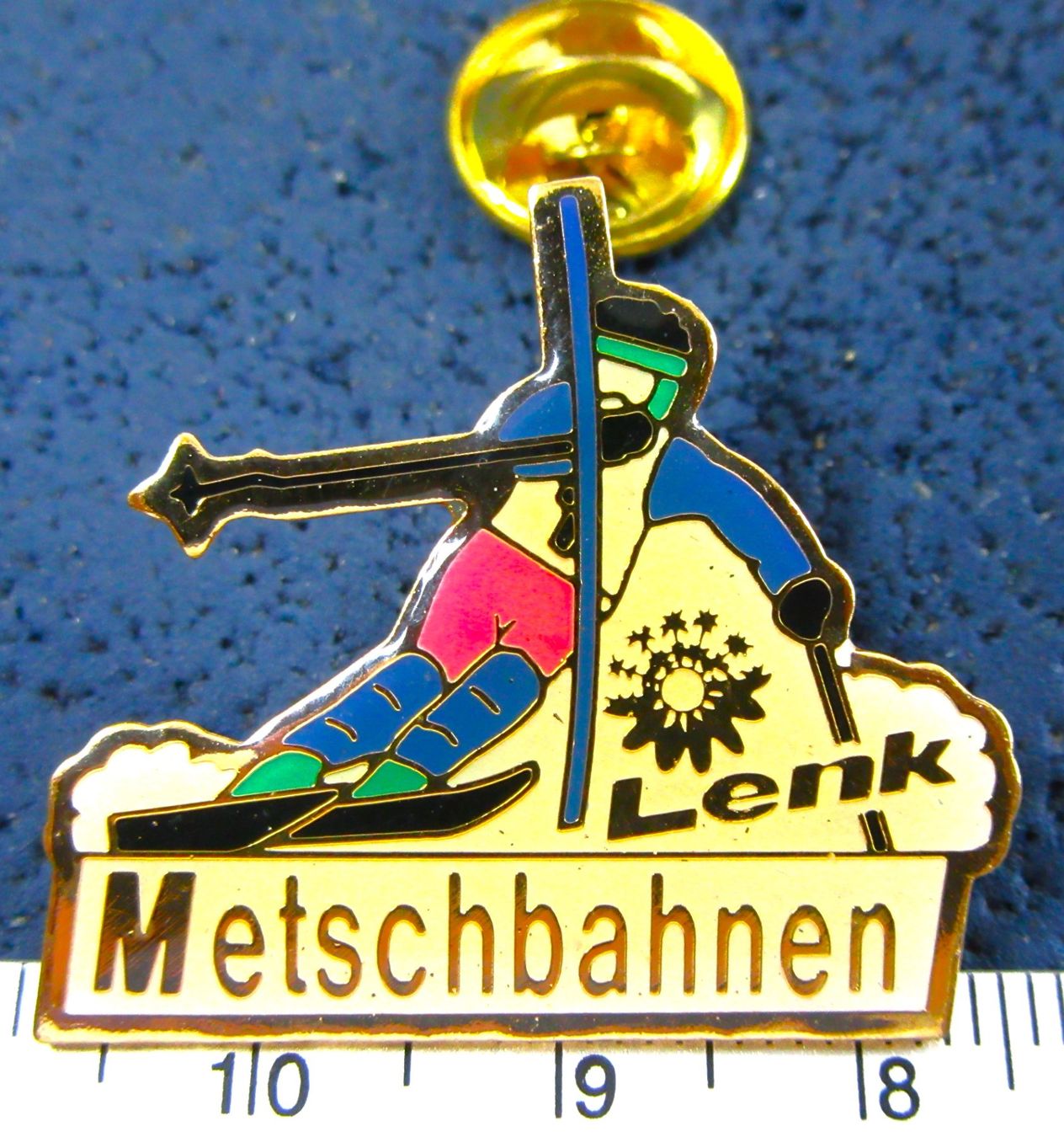 Swiss Placchette & Badge: METSCHBAHNEN SKI LENK PIN – Usato da Ettingen venduto da Hausi4711