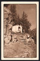 Saas-Grund, Kapellenweg von Saas-Grund n