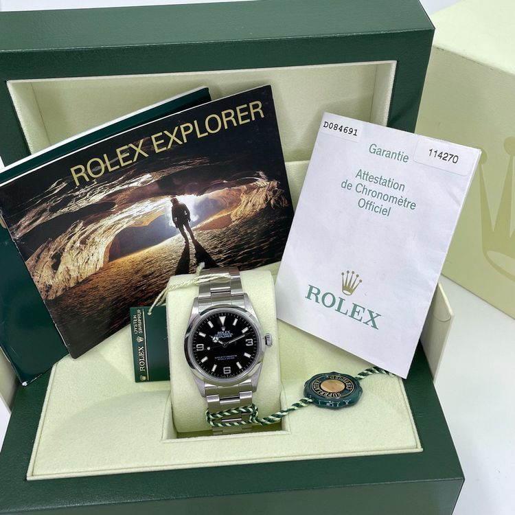 Rolex 114270 Explorer I , Paper&Box, No Holes Case, 2005 Kaufen auf