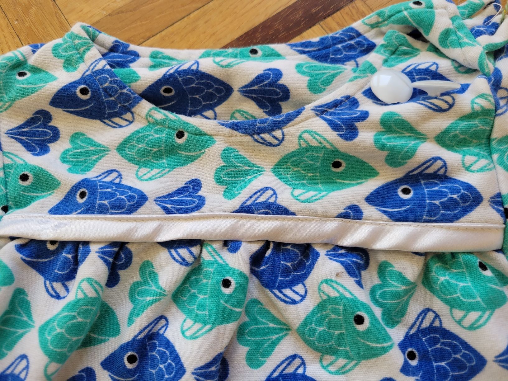 Vestiti & Gonne: Wunderschönes Kleid aus Baumwolle Handmade Gr. 80 / 92 – Usato da Genève venduto da inu_ln6m 2