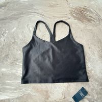 Brassière Sport Crop Top Noir Abercrombie & Fitch -NEUF