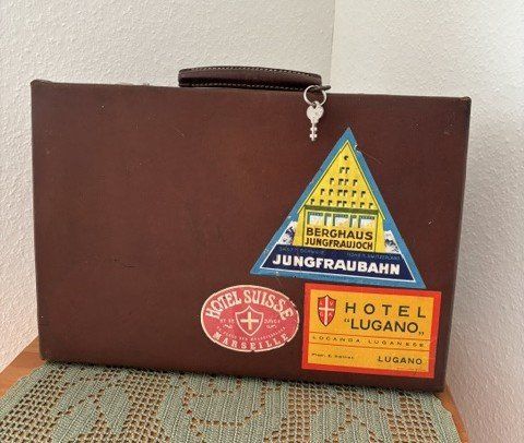 Valigie: Alter Lederkoffer – Usato da Luzern venduto da Al43