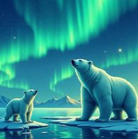 Diamond Painting Polarbär 50x50 cm