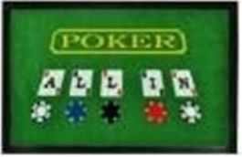Fussmatte - POKER ALL IN