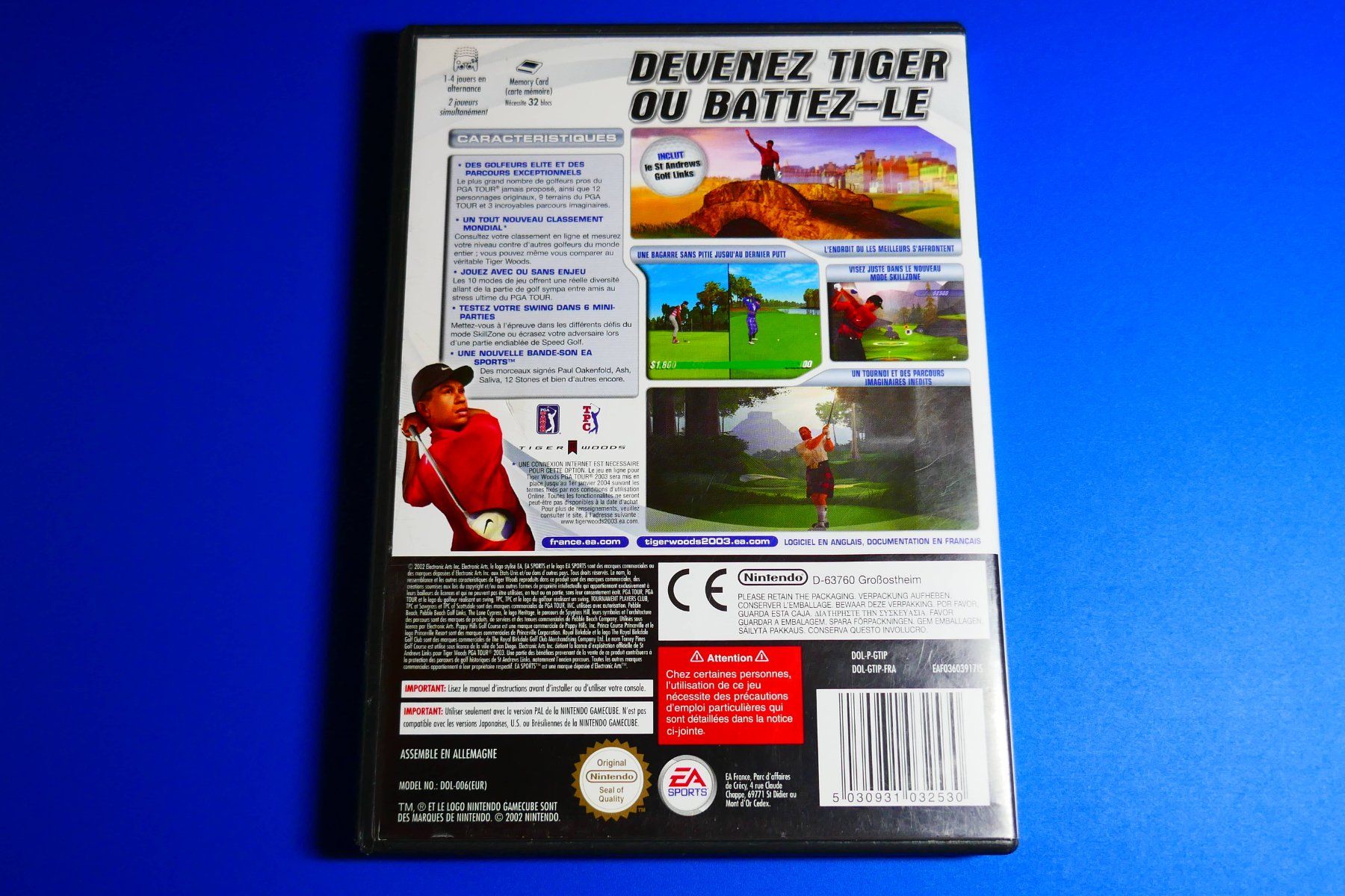 Nintendo Spiele: Tiger Woods : PGA Tour 2003 - Nintendo GameCube – Gebraucht aus Vuarrens von Espace-Retro 4
