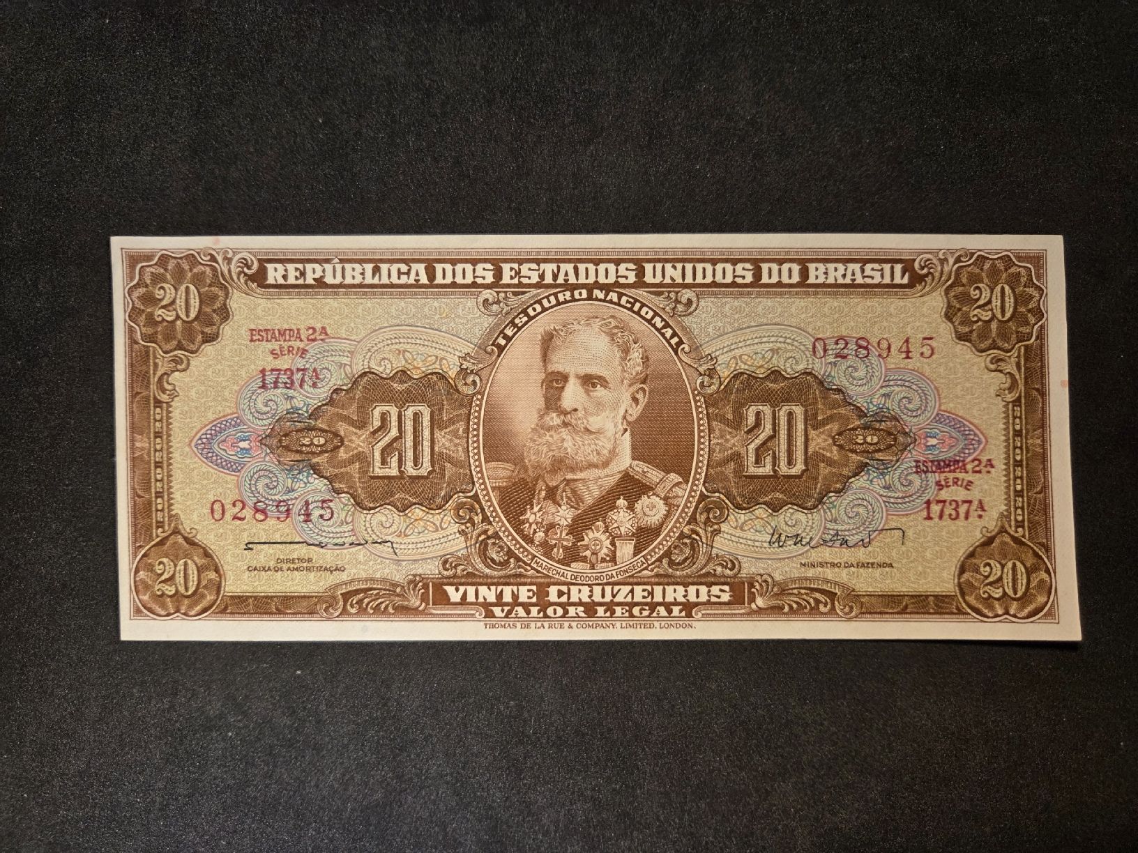 Billets de banque: Brasil - 20 Cruzeiros – Neuf (Voir description) à Geroldswil par Antica01