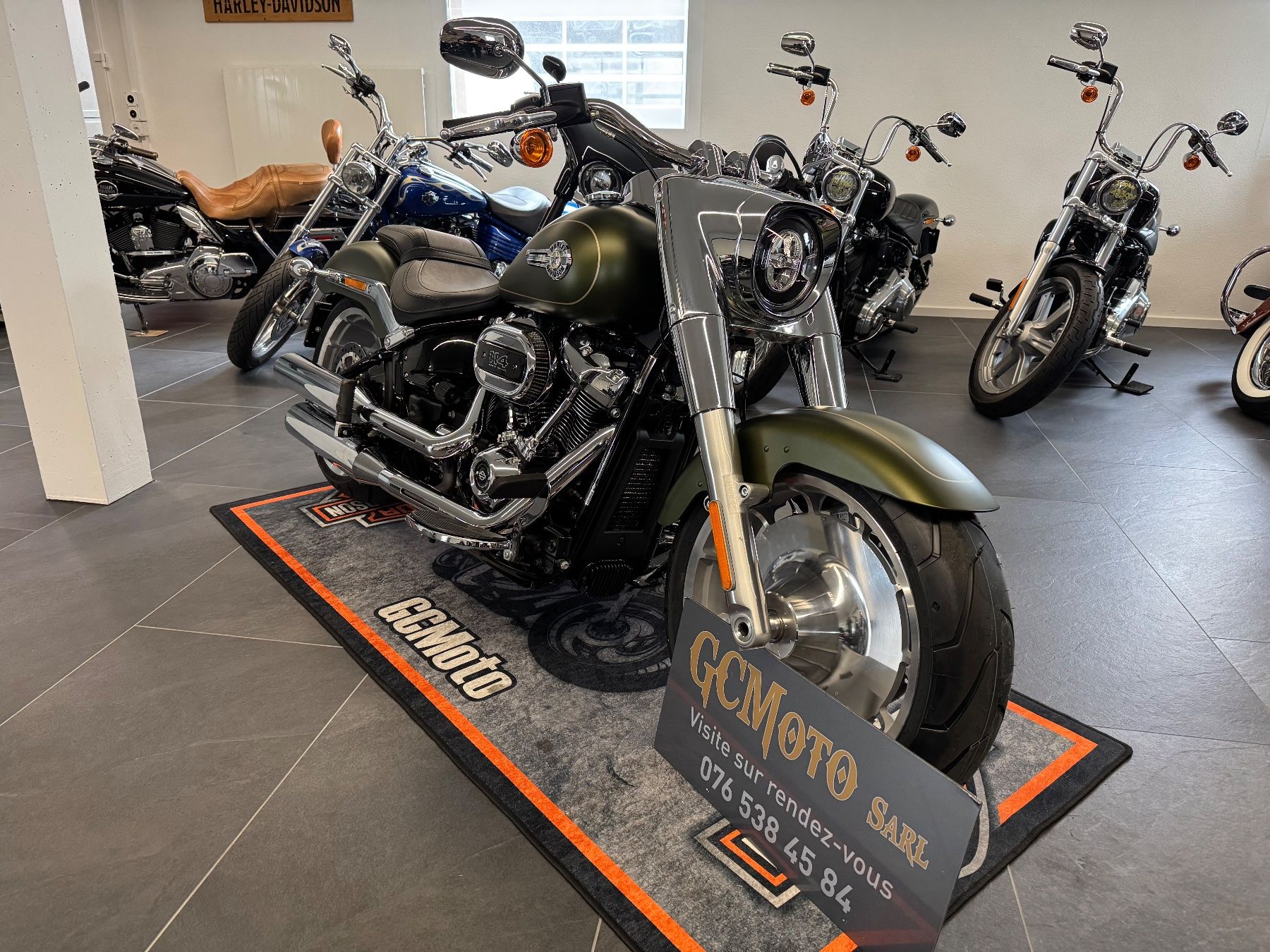 Harley-Davidson Chopper: Harley Davidson Fat Boy 114 LEASING POSSIBLE – Usato da Echallens venduto da HD90 3