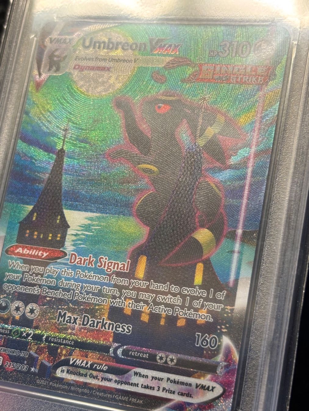 Pokémon Carte collezionabili: Umbreon Vmax Alternate 215/203 (Evolving Skies) – Nuovo (secondo la descrizione) da Burgdorf venduto da Doraiga 2