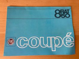 Brochure FIAT 850 Coupé Auto Voiture vintage Kollektor