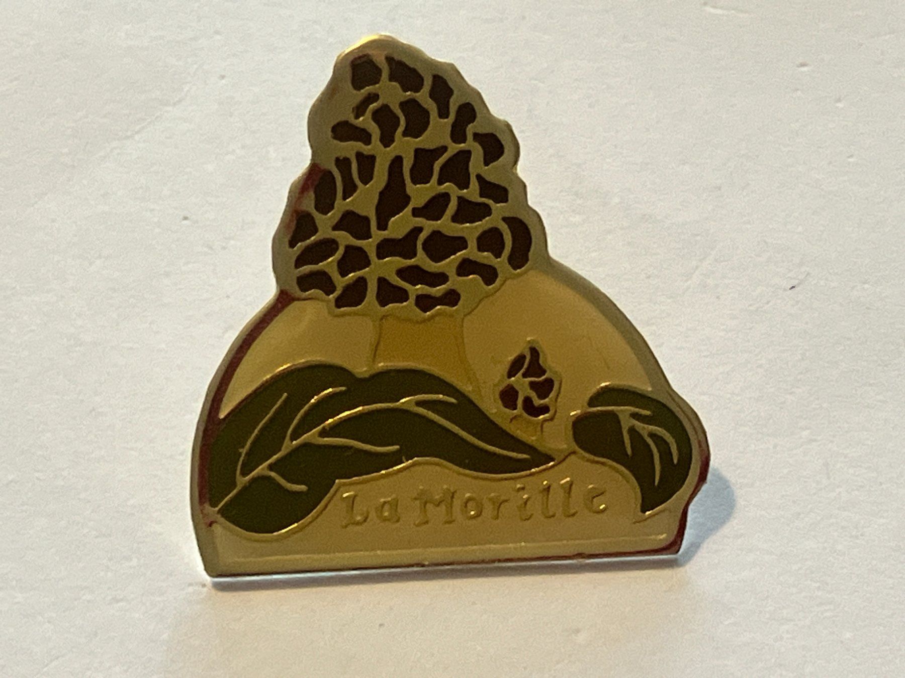 Plaketten & Abzeichen: 1 Pin La Morille Pilz – Gebraucht aus Basel von djwwpp