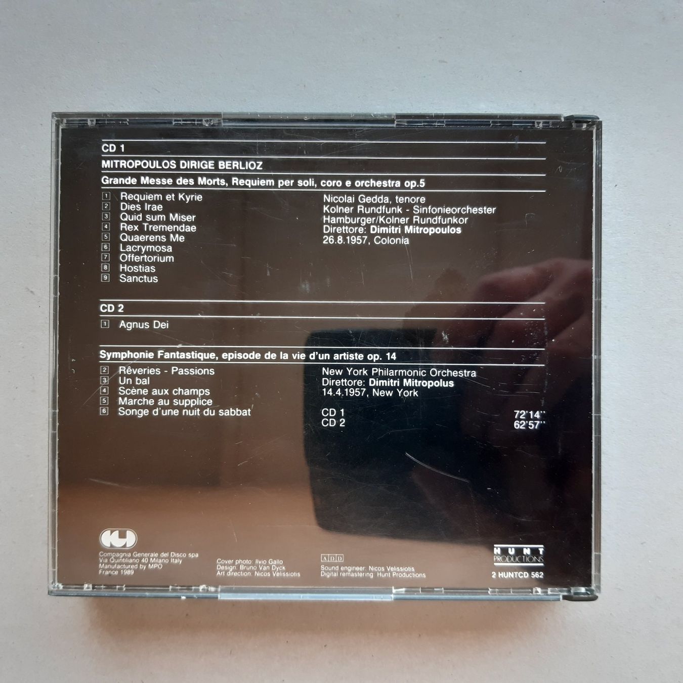 CD: Mitropoulos dirige Berlioz (Doppel-CD) RAR! – Usato da Basel venduto da odradek 1