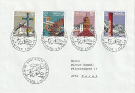 1996 Pro Patria Brief, Bundesfeierstempel RÜTLI 01.8.1996