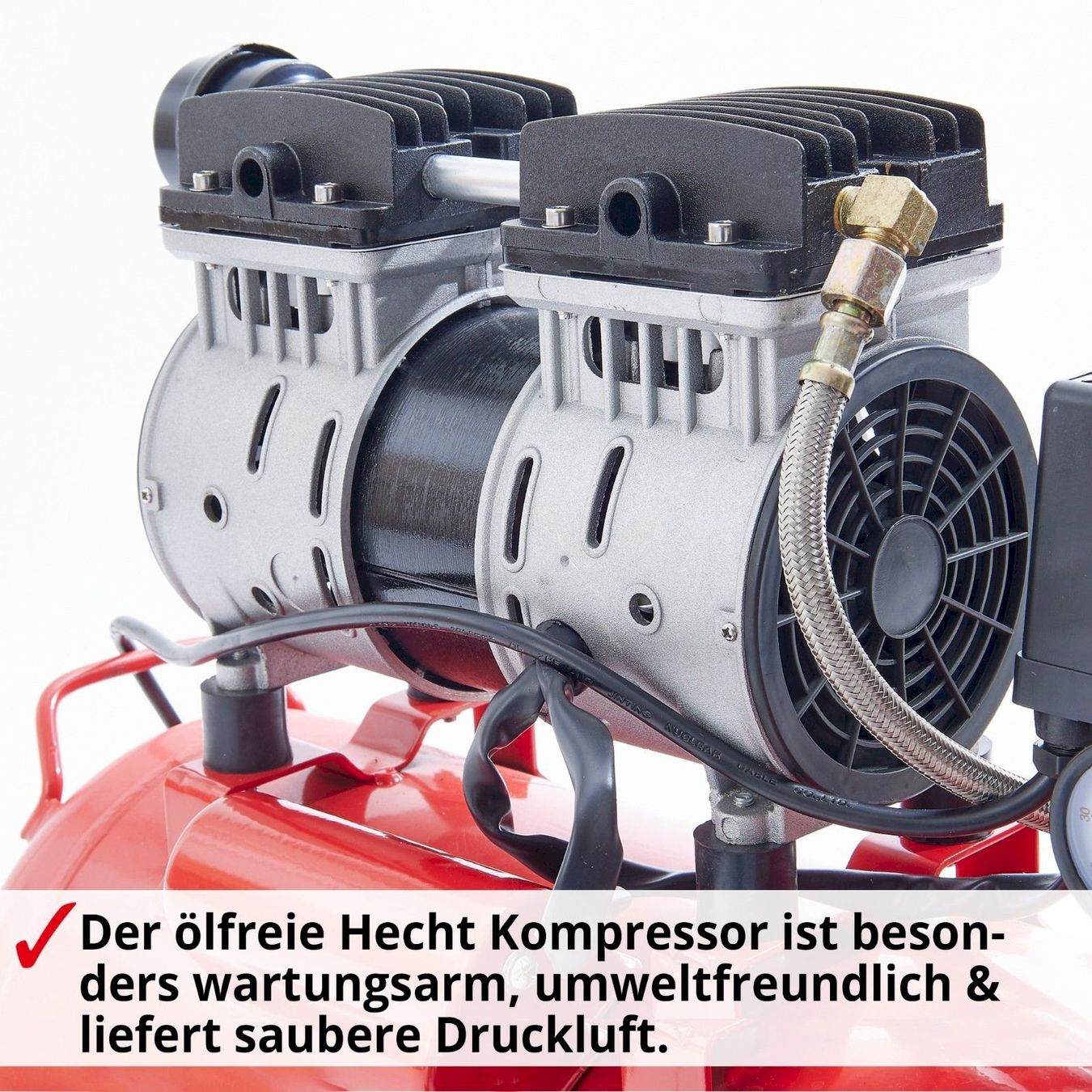 Compresseurs: HECHT 2080 Flüsterkompressor 8bar 24L – Neuf avec emballage d'origine à Bottighofen par zaap 5