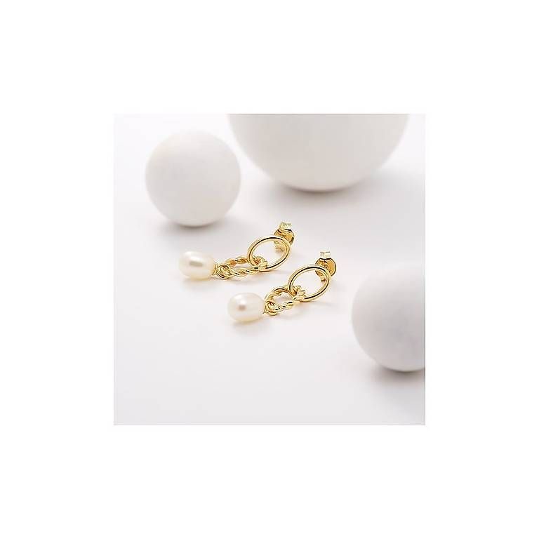 Ohrringe & -stecker: Ohrstecker Gold und Perle – Gebraucht aus Hemmental von 18kGold 1