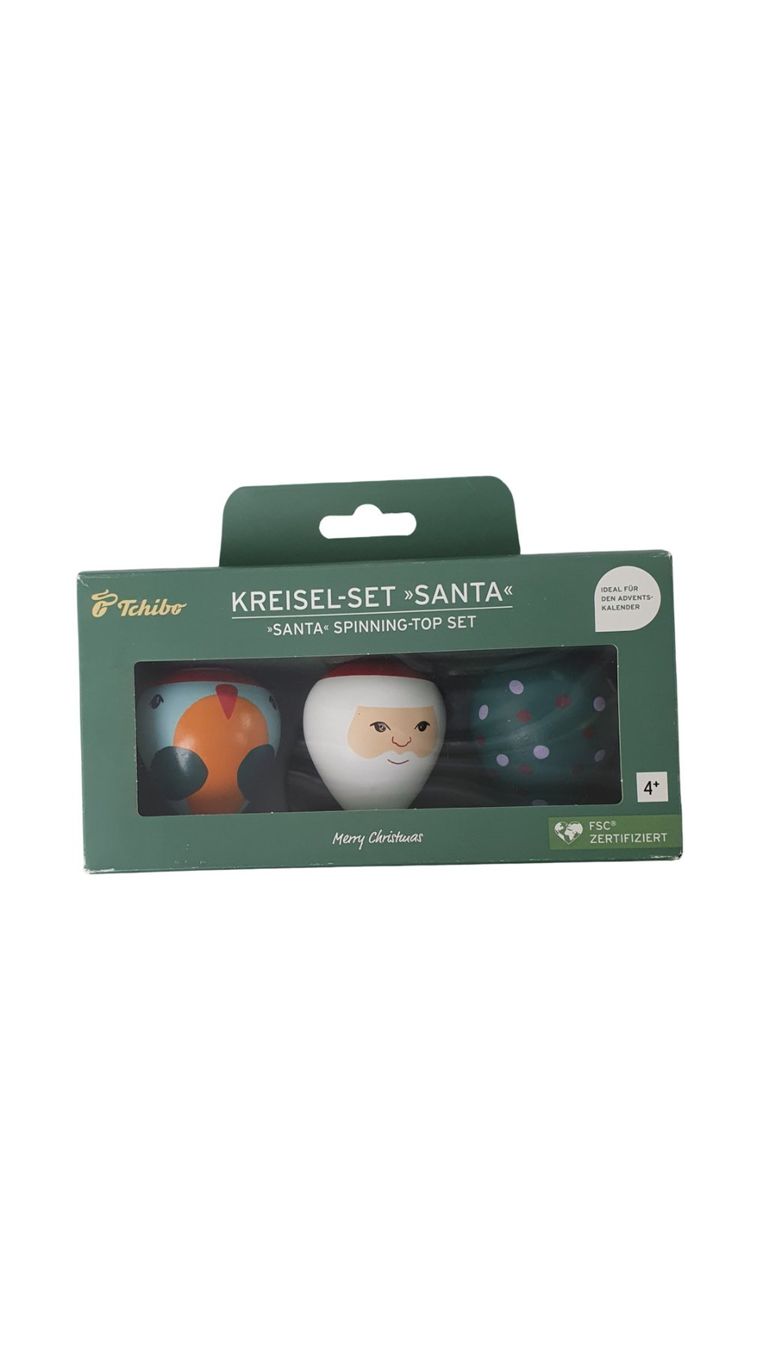 Tchibo Spielzeuge: TCHIBO Kreisel-Set "Santa" – Gebraucht aus Wangen b. Olten von Restwert_Wangen
