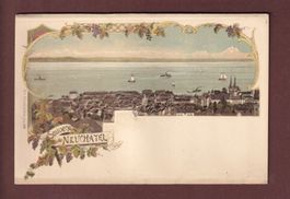 Souvenir de NEUCHÂTEL - Litho Künzli