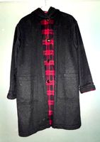 Warmer Wollmantel mit Karomuster Grösse L-XXL