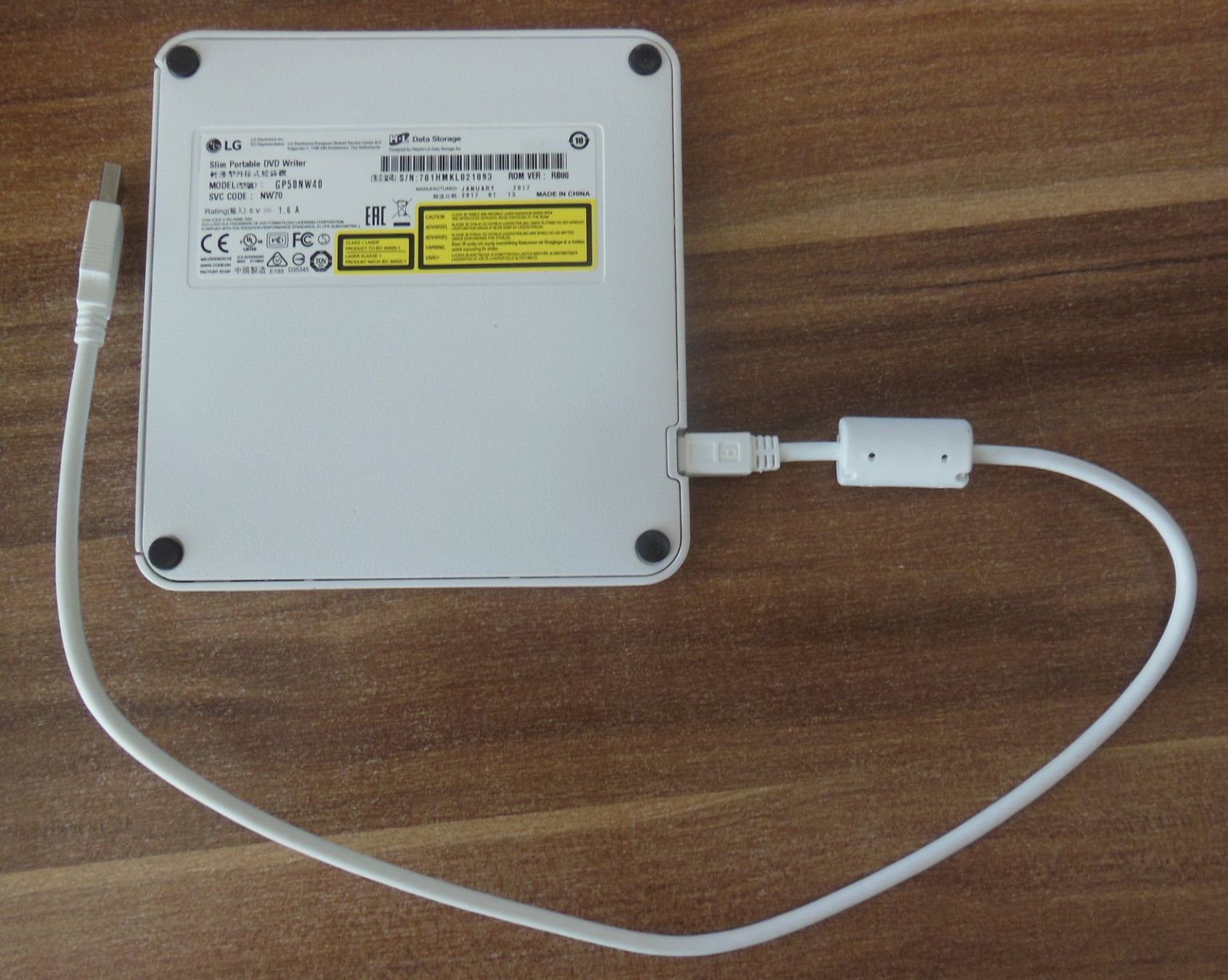 LG Aufnahmegeräte: LG Slim Portable DVD Writer – Gebraucht aus Münchwilen TG von ecudos10 1