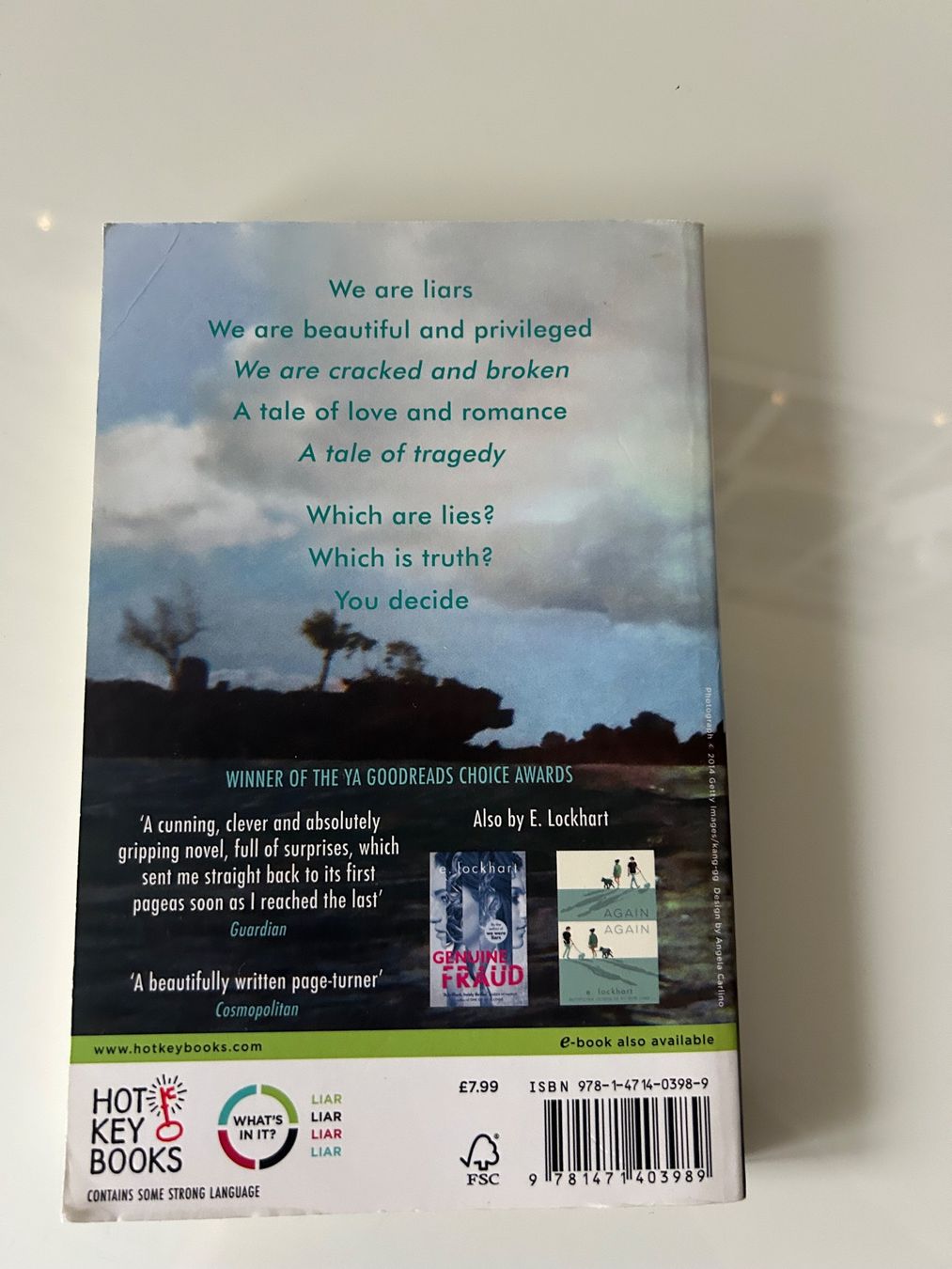 Libri: We Were Liars (E. Lockhart) – Usato da Birmenstorf AG venduto da Sail13 1