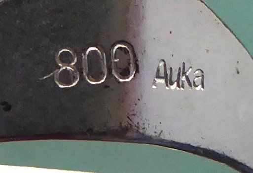Spille & Fermagli: Brosche 800 Silber um 1975 rhodiniert – Usato da Muri AG venduto da Lineli2020 6
