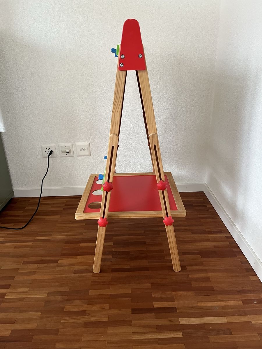 Cavalletti: Hape Staffelei Kinder, Doppelseitig, Top Zustand – Usato da Oberwil BL venduto da fmf77 2