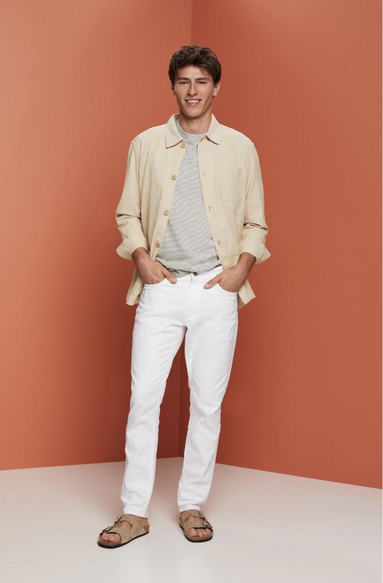 Esprit Camicie: Herringbone-Hemd, Leinenmix – Nuovo e nell'imballaggio originale da Wittenbach venduto da bes_k8vr 4
