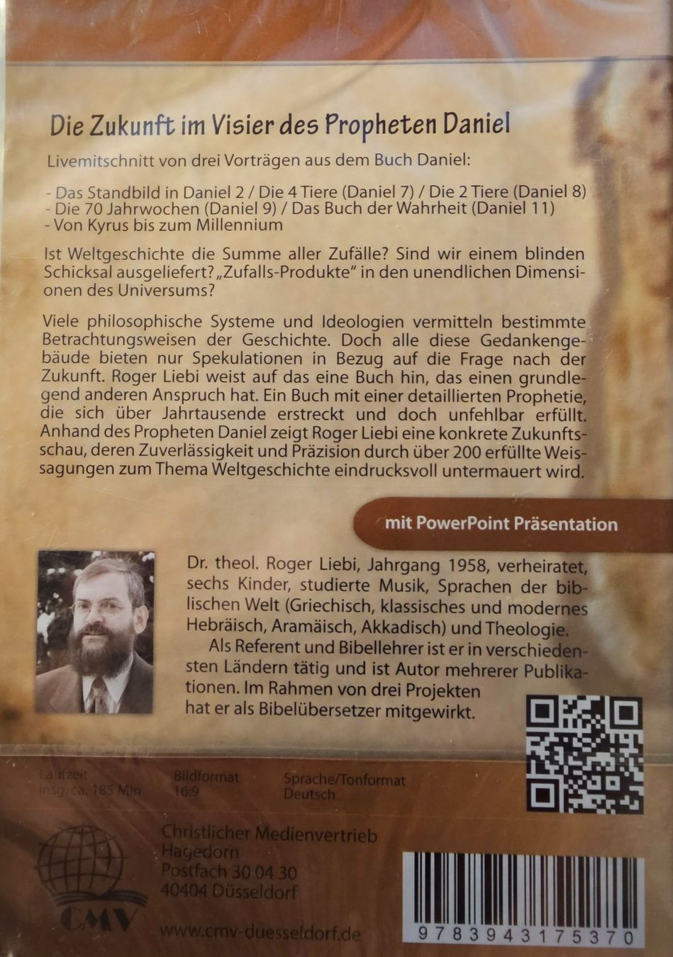 Alle DVDs: Die Zukunft im Visier des Propheten Daniel – Neu und originalverpackt aus Wahlen b. Laufen von Cg10 1